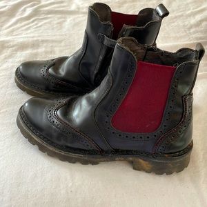 Girls leather boots